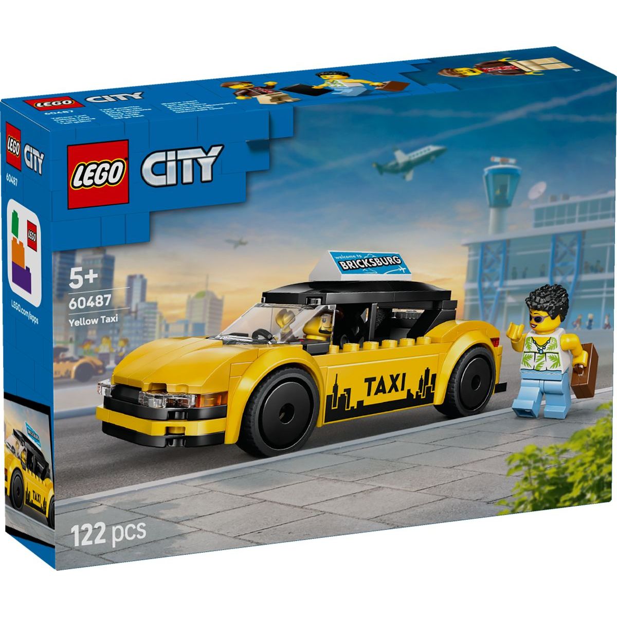 LEGO® 60487 Žlutý taxík