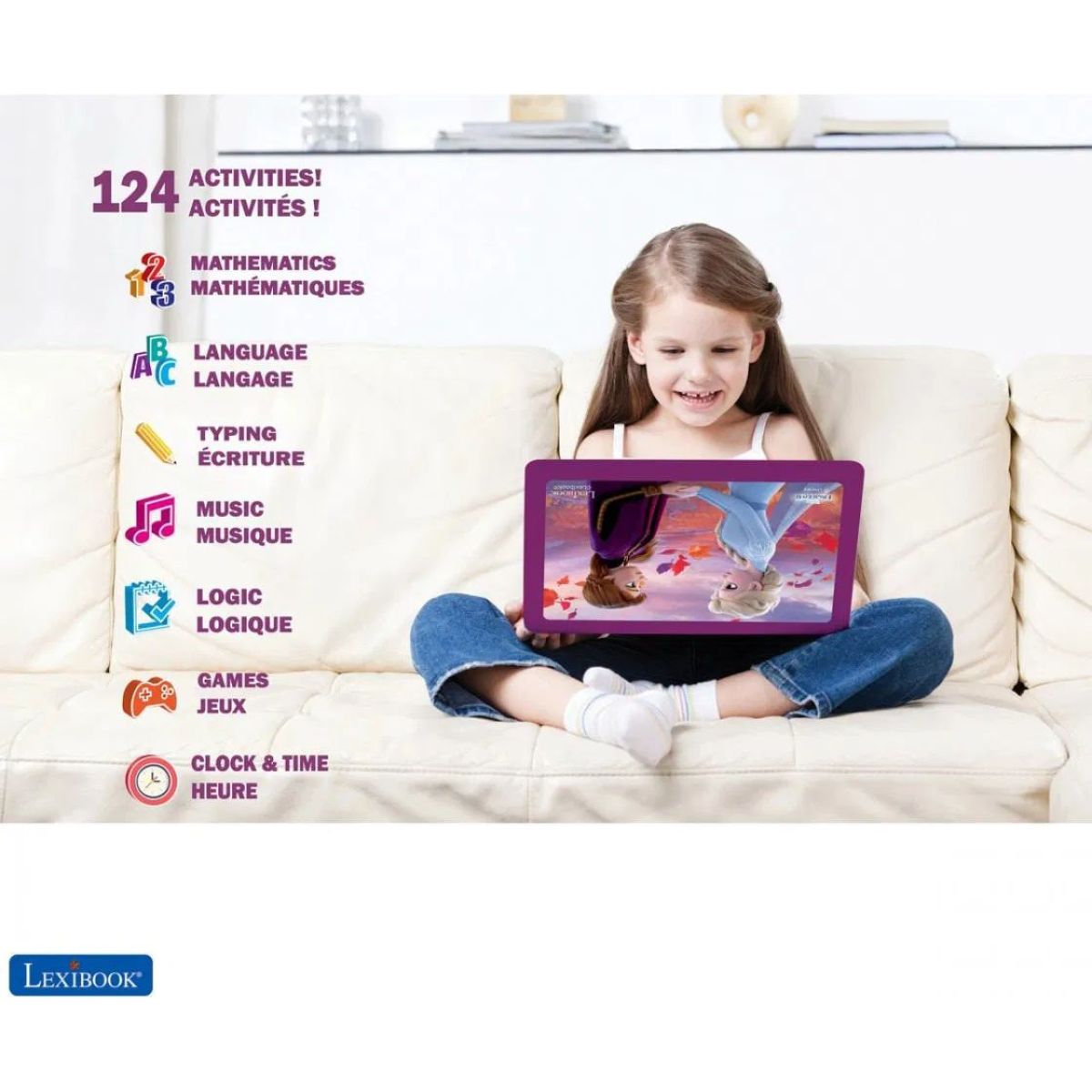Lexibook Česko-anglický vzdělávací notebook Ledové království