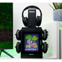 Herní držák Minecraft LED