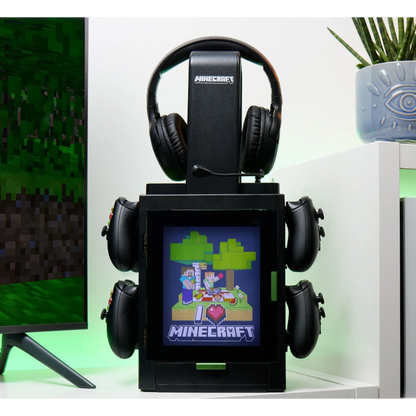 Herní držák Minecraft LED
