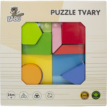 BABU - Dřevěné geometrické puzzle