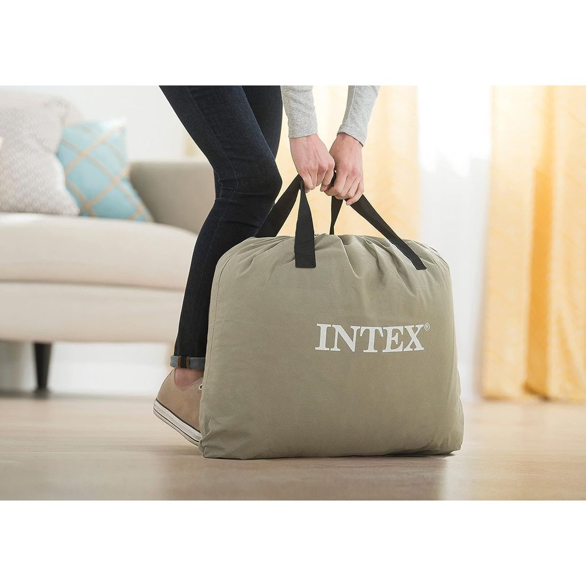 Intex 67768NDINT Nafukovací postel Dura-Beam Full 137 x 191 x 33 cm