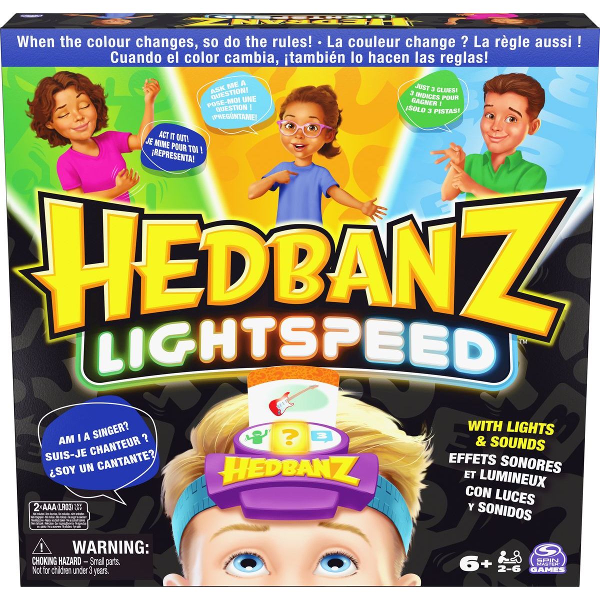 Spin Master Games Hedbanz Lightspeed