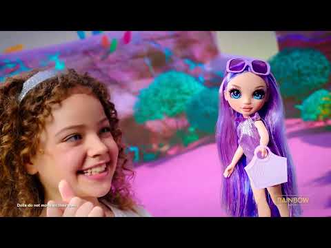 Rainbow High Fashion panenka v plavkách Violet Willow