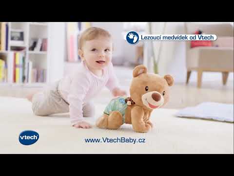 Vtech Lezoucí medvídek růžový CZ