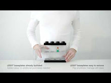 LEGO® sběratelská skříňka na 8 minifigurek - modrá
