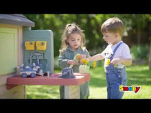 Smoby Domeček Life Nature s dílnou pro kutily