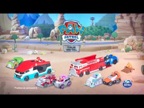 Spin Master Tlapková patrola Hasičský Vůz Die-Cast s autíčkem
