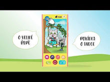 Telefon mobilní česky mluvící na baterie