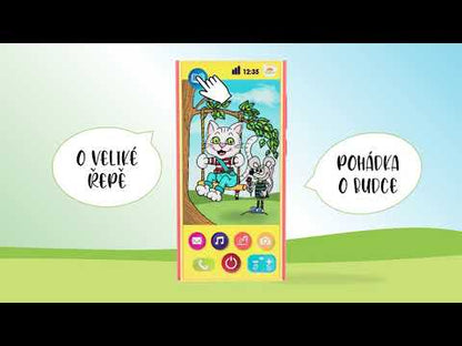 Telefon mobilní česky mluvící na baterie
